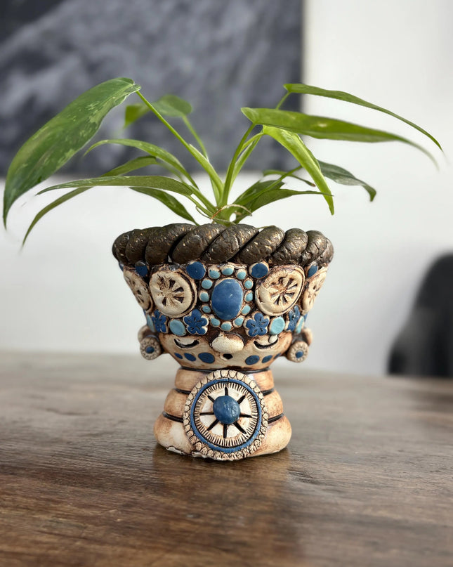 Bohemian Ceramic Plant Pot