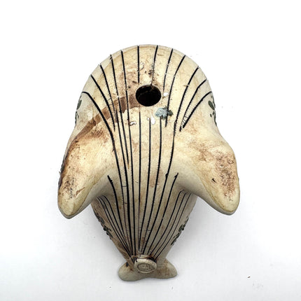 Ceramic Whale Planter Pot with Hand-Painted Floral Design