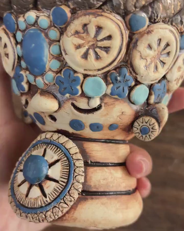 Bohemian Ceramic Plant Pot